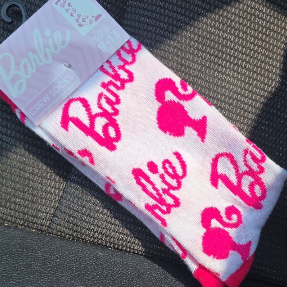 Mattel Barbie Crew Socks